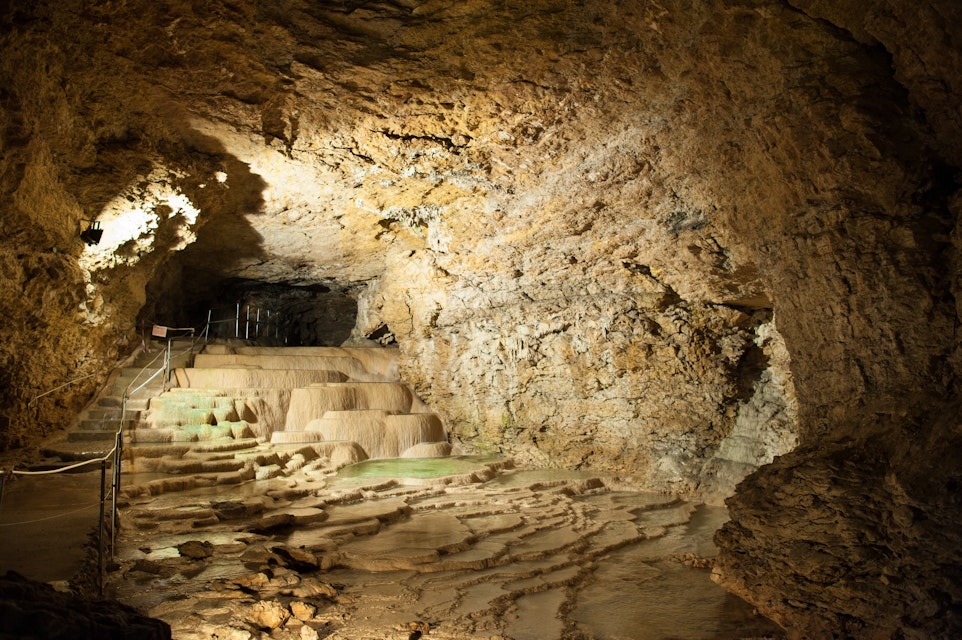 The Caves of Baume Interior.