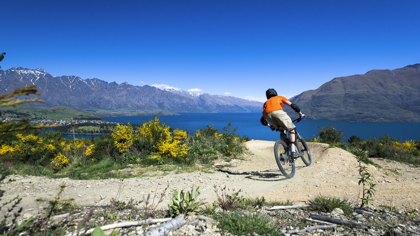 Mountain bike rider on bike path in Queenstown, New Zealand
500627852
Extreme Sports, Tourism, Men, Males, Riding, The Remarkables, Fun, Scenics, Mountain Bike, Exhilaration, South, Sport, Nature, Outdoors, Horizontal, Cycling, Queenstown, New Zealand, Springtime, Mountain, Landscape, Lake Wakatipu, Lake, Cityscape, City, Town, Riding