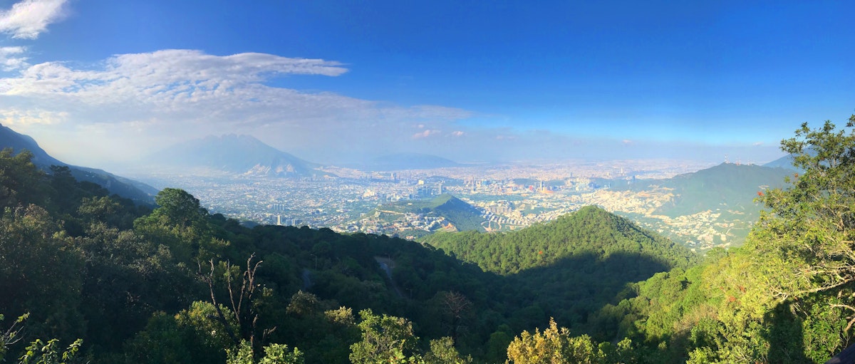 Overlooking Monterrey, Mexico from Parque Ecológico Chipinque.