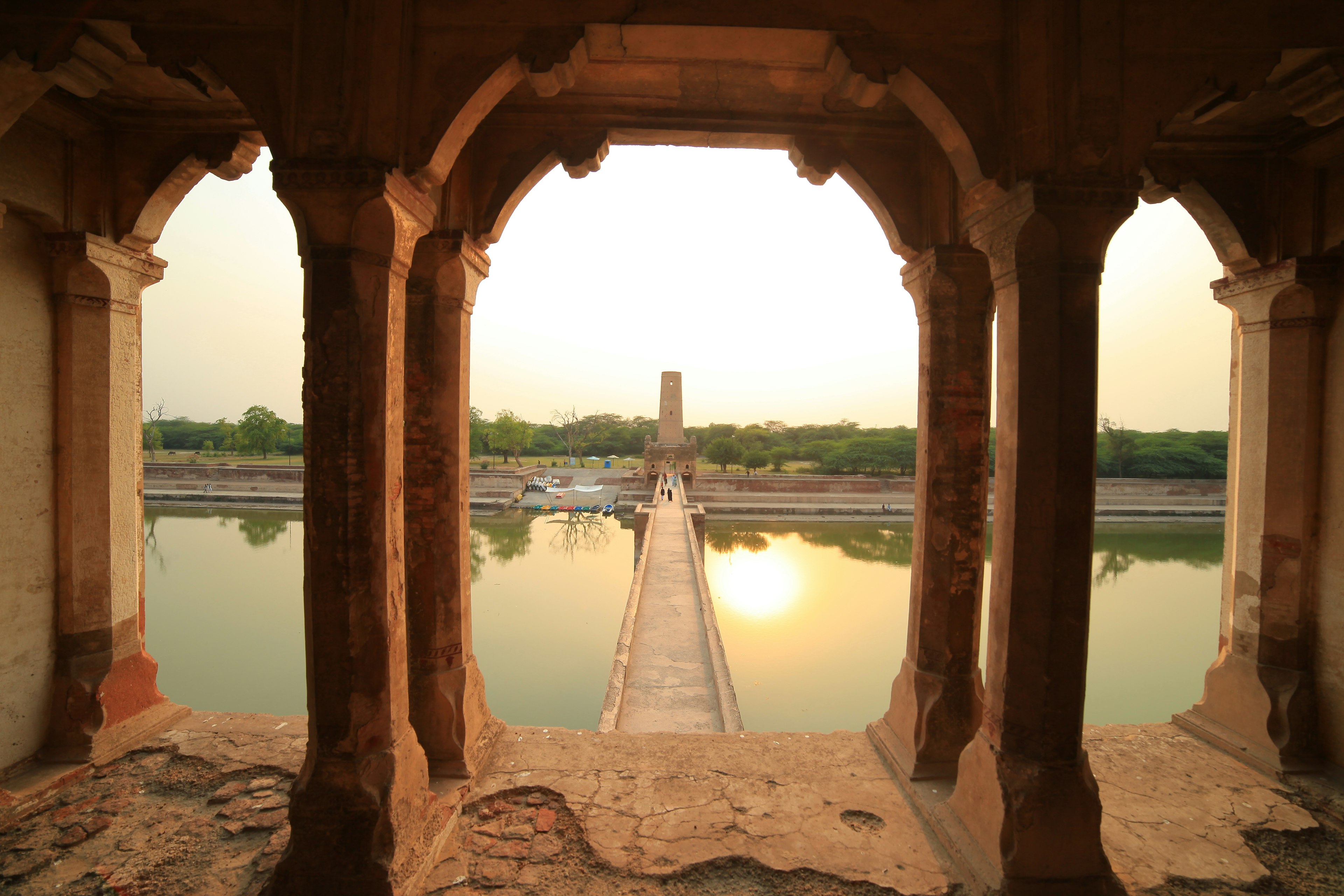 A view from the Hiran Minar in Pakistan's Punjab Province