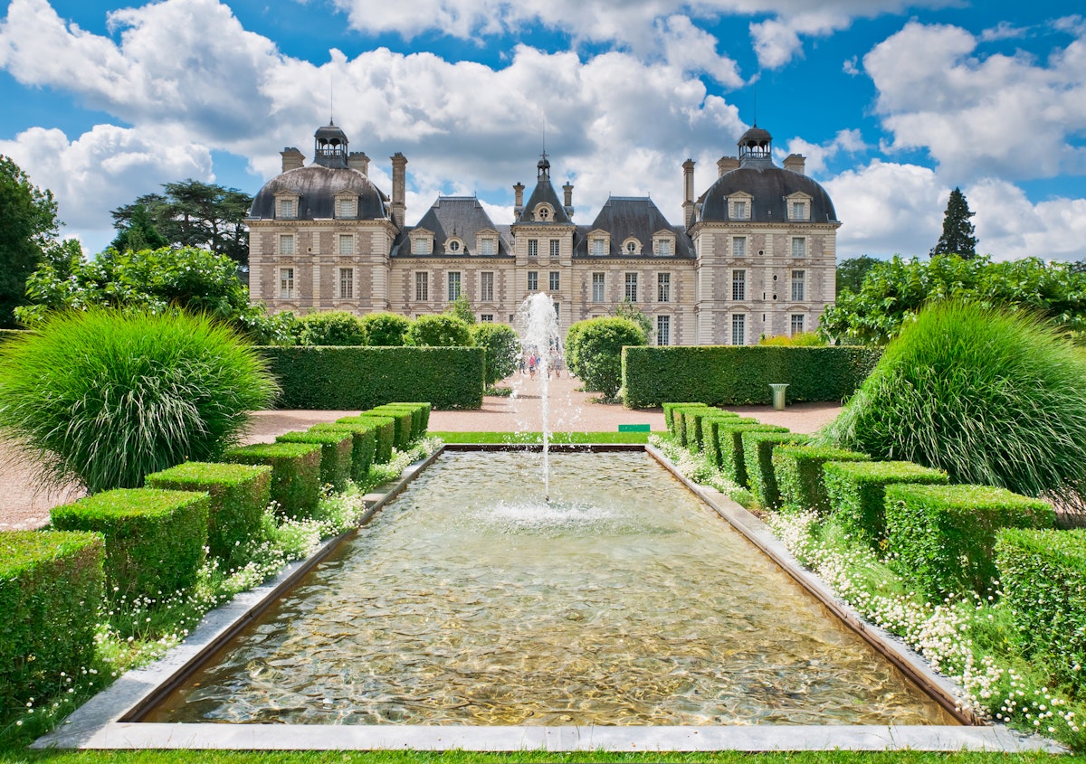 View of Cheverny Chateau from apprentice's garden.