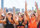 Chicago, Illionis / United States - Friday, August 1st, 2019: Friends wait for a show to start at Lollapalooza in Grant Park, Chicago.; Shutterstock ID 1504675163; your: Jennifer Carey; gl: 65050; netsuite: Online Editorial; full: Destination content/best time to visit Chicago
1504675163
audience, band, bandana, beautiful, celebration, chicago, concert, crowd, culture, entertainment, event, eyes, fan, festival, front, fun, grant park, happiness, happy, holiday, live, lollapalooza, music, music festival, orange, outdoor, party, people, performance, person, portrait, portraits, row, show, style, summer, ted somerville, ted somerville photography, women, young
Friends wait for a show to start at Lollapalooza in Grant Park, Chicago.