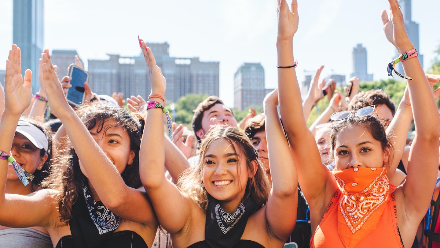 Chicago, Illionis / United States - Friday, August 1st, 2019: Friends wait for a show to start at Lollapalooza in Grant Park, Chicago.; Shutterstock ID 1504675163; your: Jennifer Carey; gl: 65050; netsuite: Online Editorial; full: Destination content/best time to visit Chicago
1504675163
audience, band, bandana, beautiful, celebration, chicago, concert, crowd, culture, entertainment, event, eyes, fan, festival, front, fun, grant park, happiness, happy, holiday, live, lollapalooza, music, music festival, orange, outdoor, party, people, performance, person, portrait, portraits, row, show, style, summer, ted somerville, ted somerville photography, women, young
Friends wait for a show to start at Lollapalooza in Grant Park, Chicago.