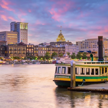 Historic District waterfront of Savannah, Georgia USA at sunset; Shutterstock ID 2033773733; your: Claire Naylor; gl: 65050; netsuite: Online ed; full: Savannah free
2033773733