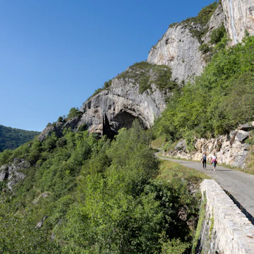 Eentrance of the cave of Niaux.