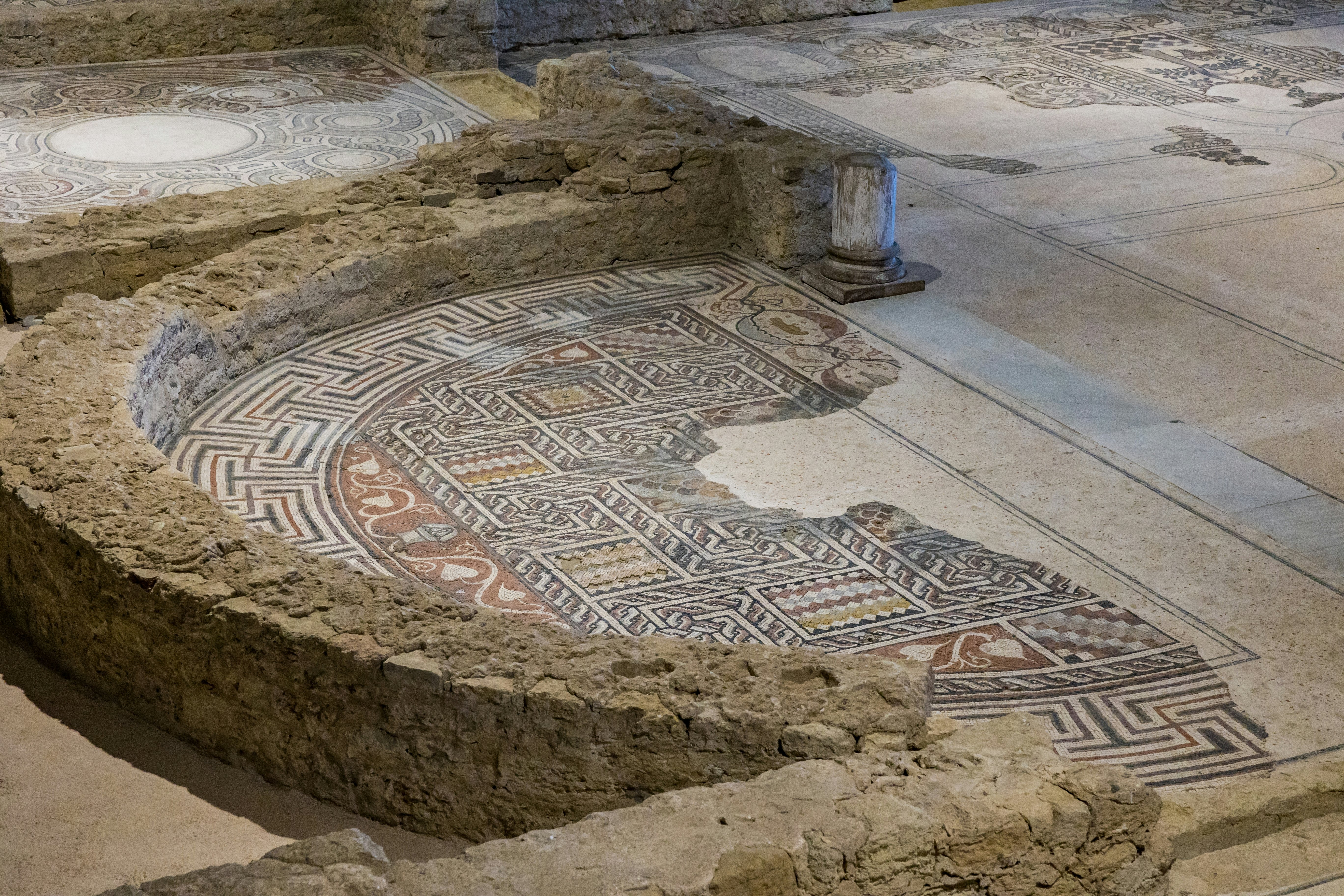 Gallo-Roman mosaics of the Villa Loupian.
