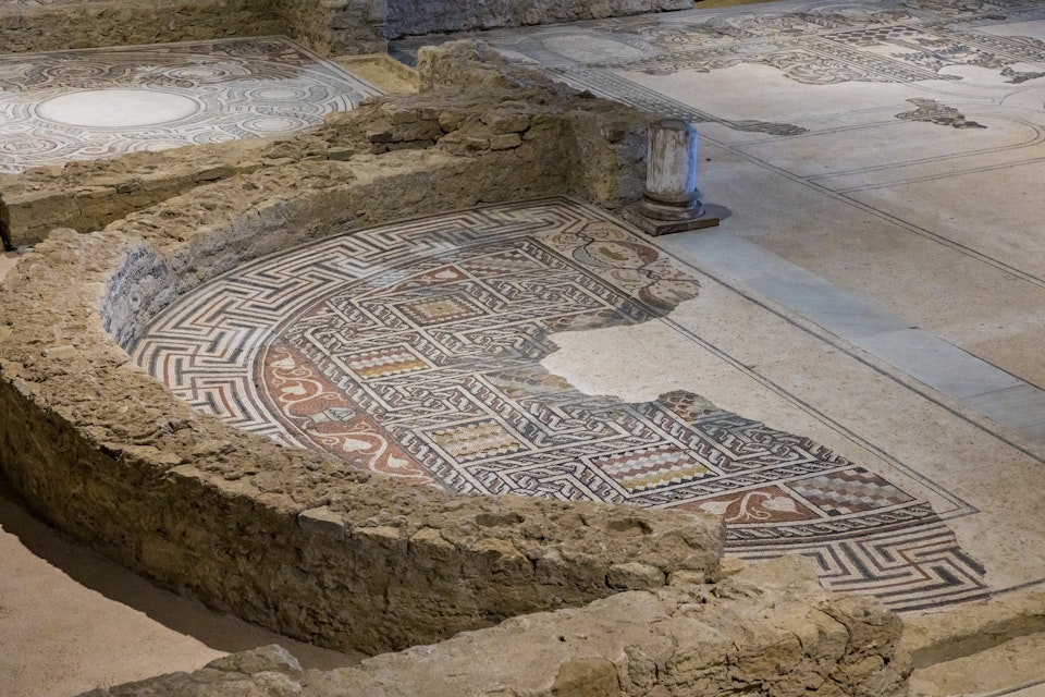 Gallo-Roman mosaics of the Villa Loupian.