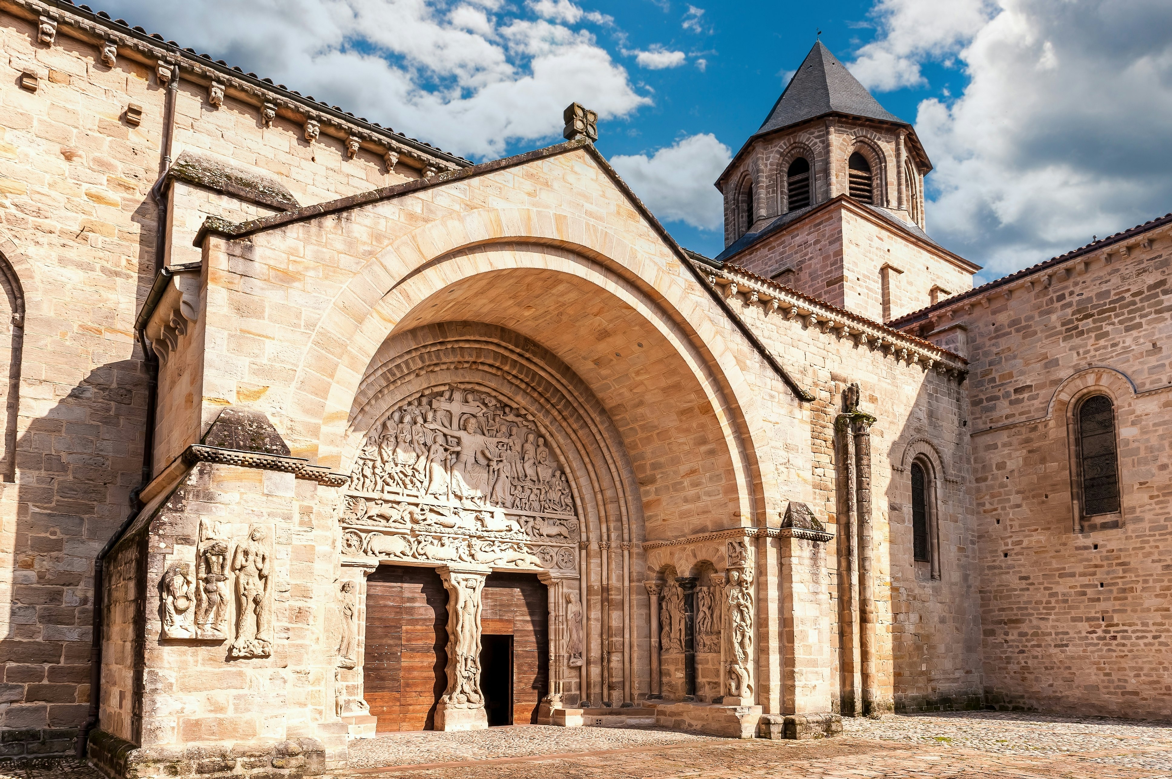 Abbey of Saint-Pierre in Beaulieu-sur-Dordogne.