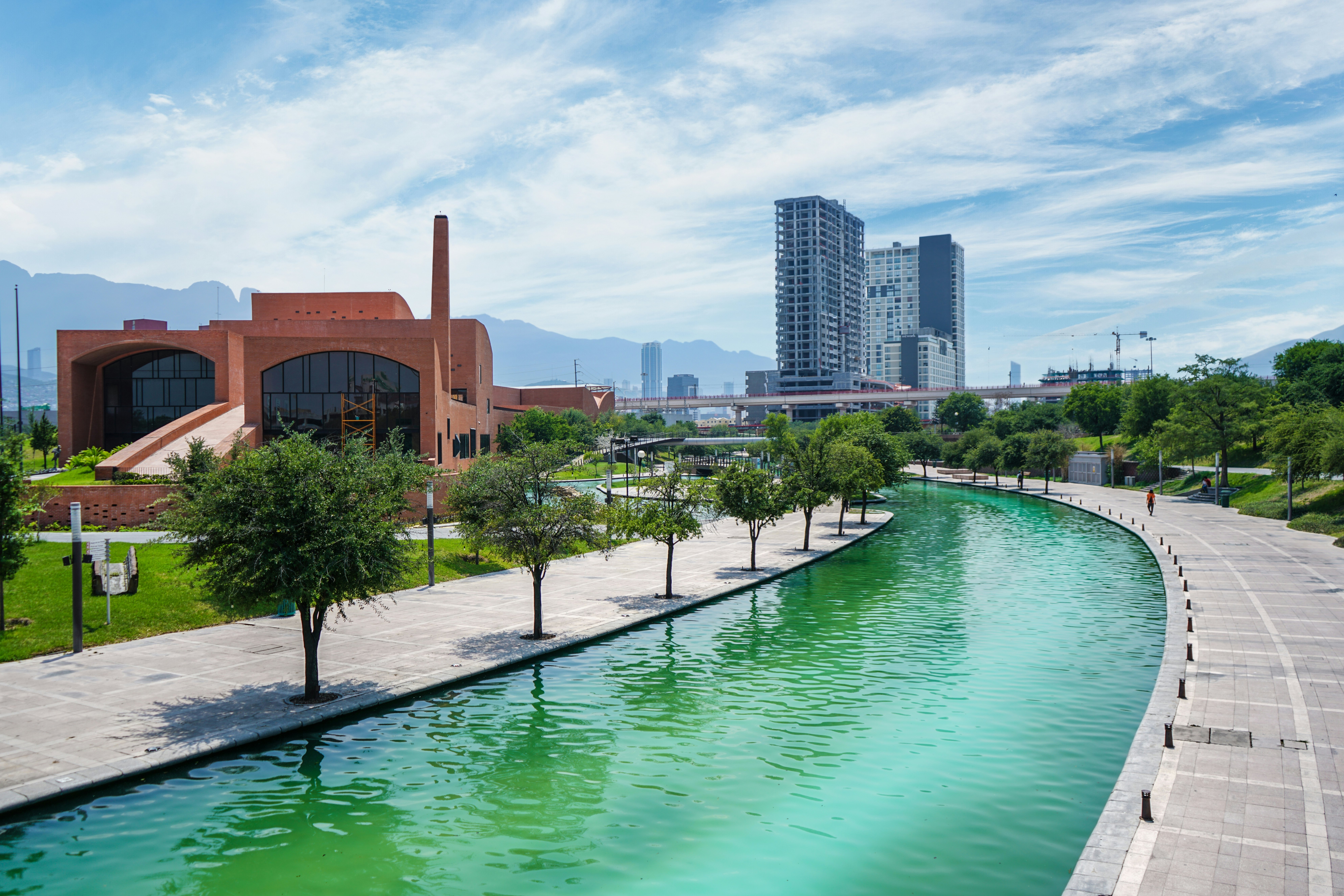 Paseo Santa Lucia, Monterrey, Mexico.