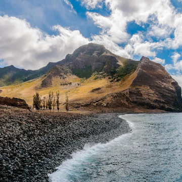 Robinson Crusoe Island in Juan Fernandez National Park, Chile.