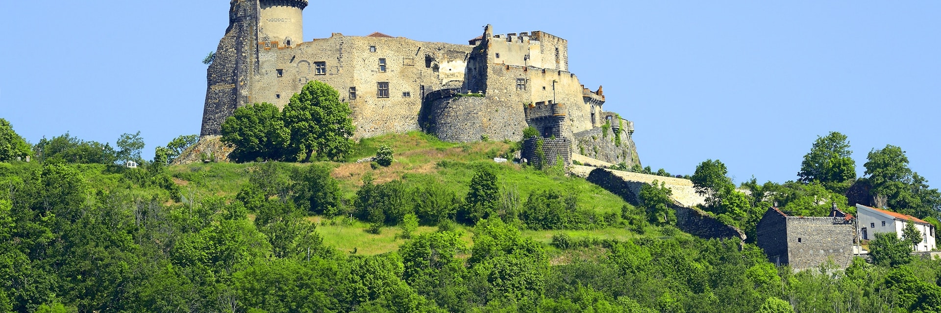 The medieval castle of Tournoel.