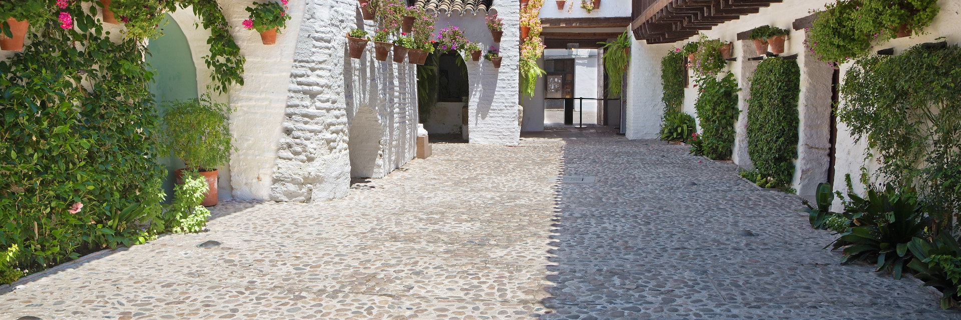 The yard (pacio) of Centro de Flamenco Fosforito or Musuem of Flamenco.