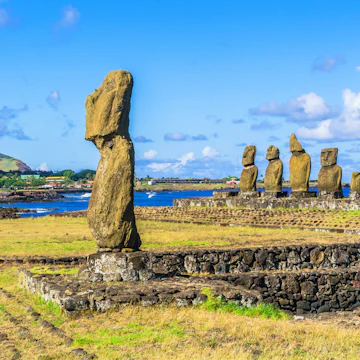Ahu Tahai and Ahu Vai Uri, Easter Island, Chile.