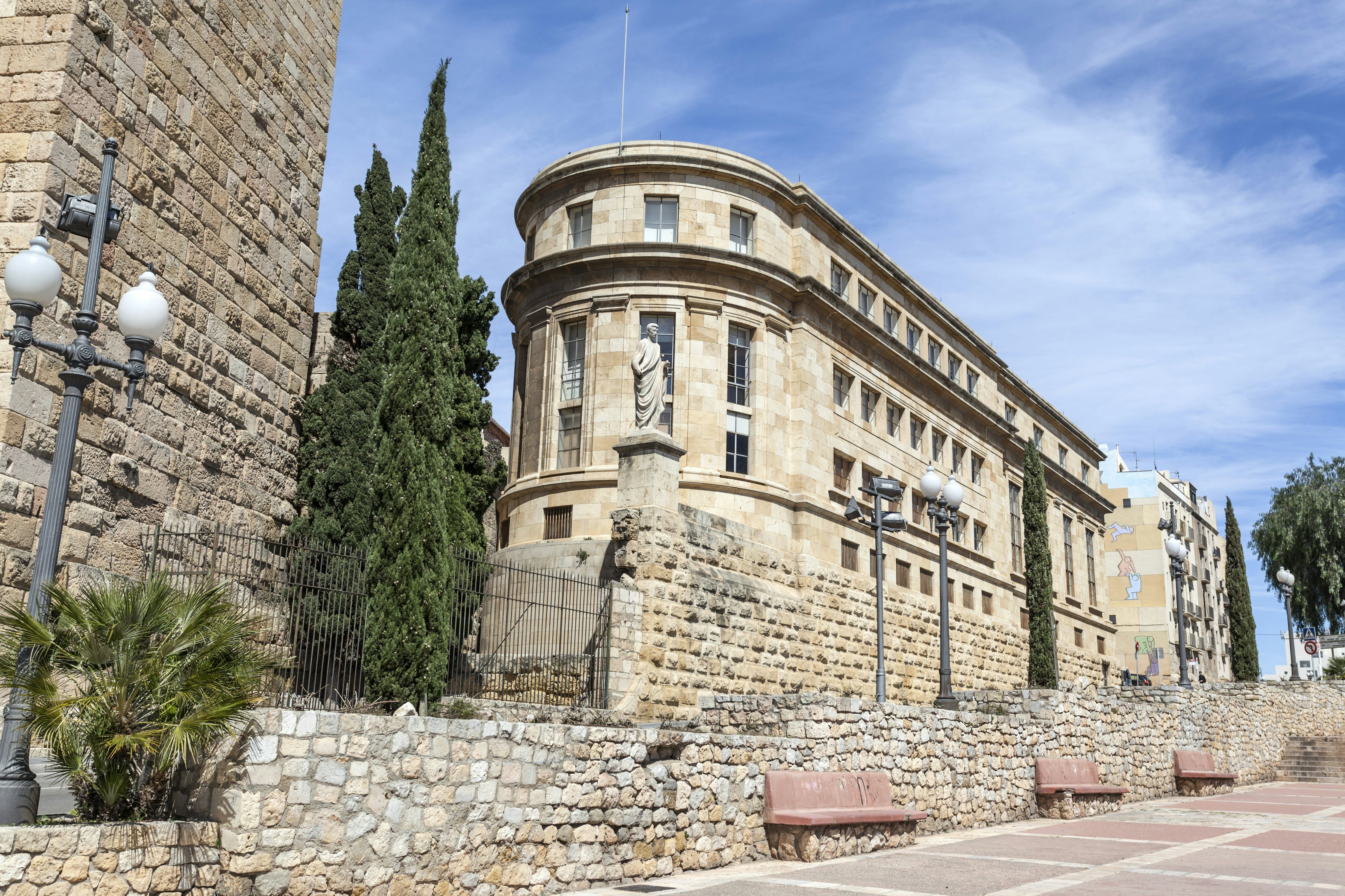 Architecture, National Archaeological Museum of Tarragona, Catalonia.