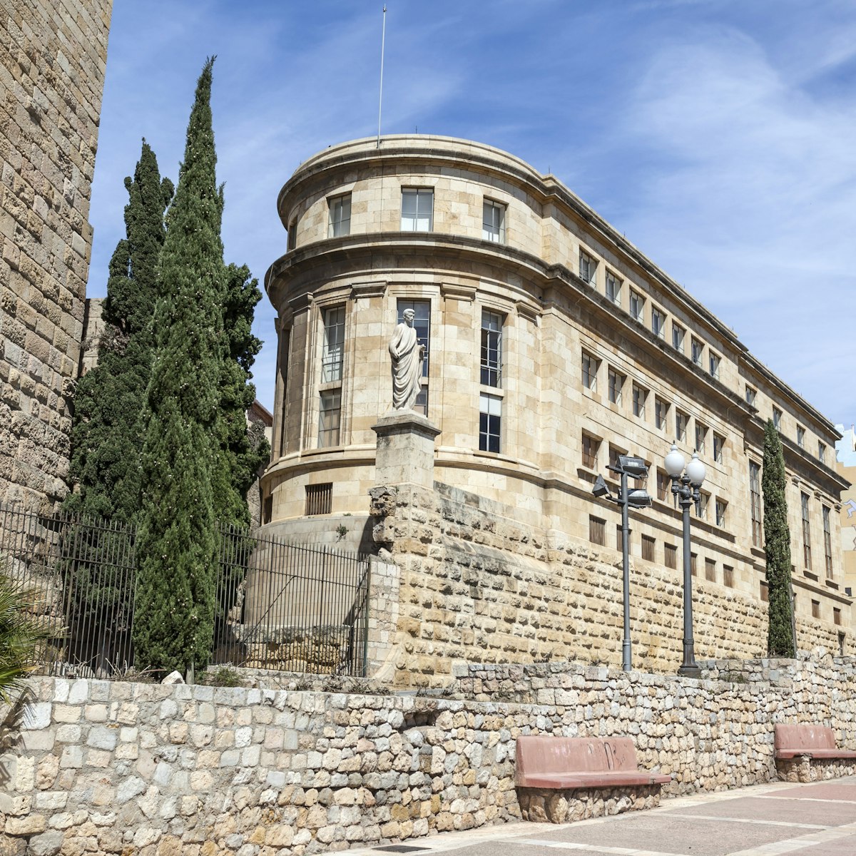 Architecture, National Archaeological Museum of Tarragona, Catalonia.