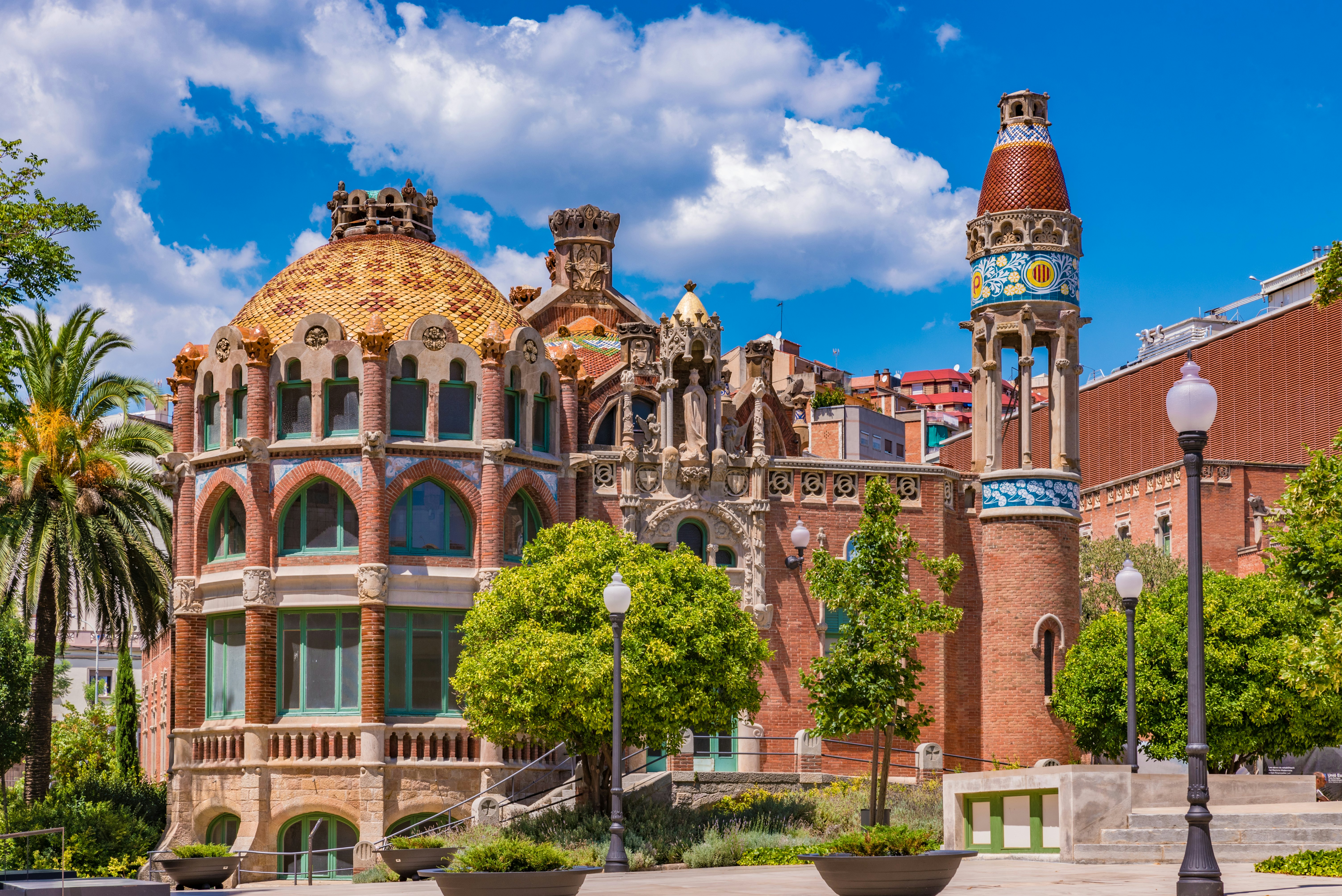 Hospital de Sant Pau in Barcelona, Spain - A UNESCO World Heritage Site.