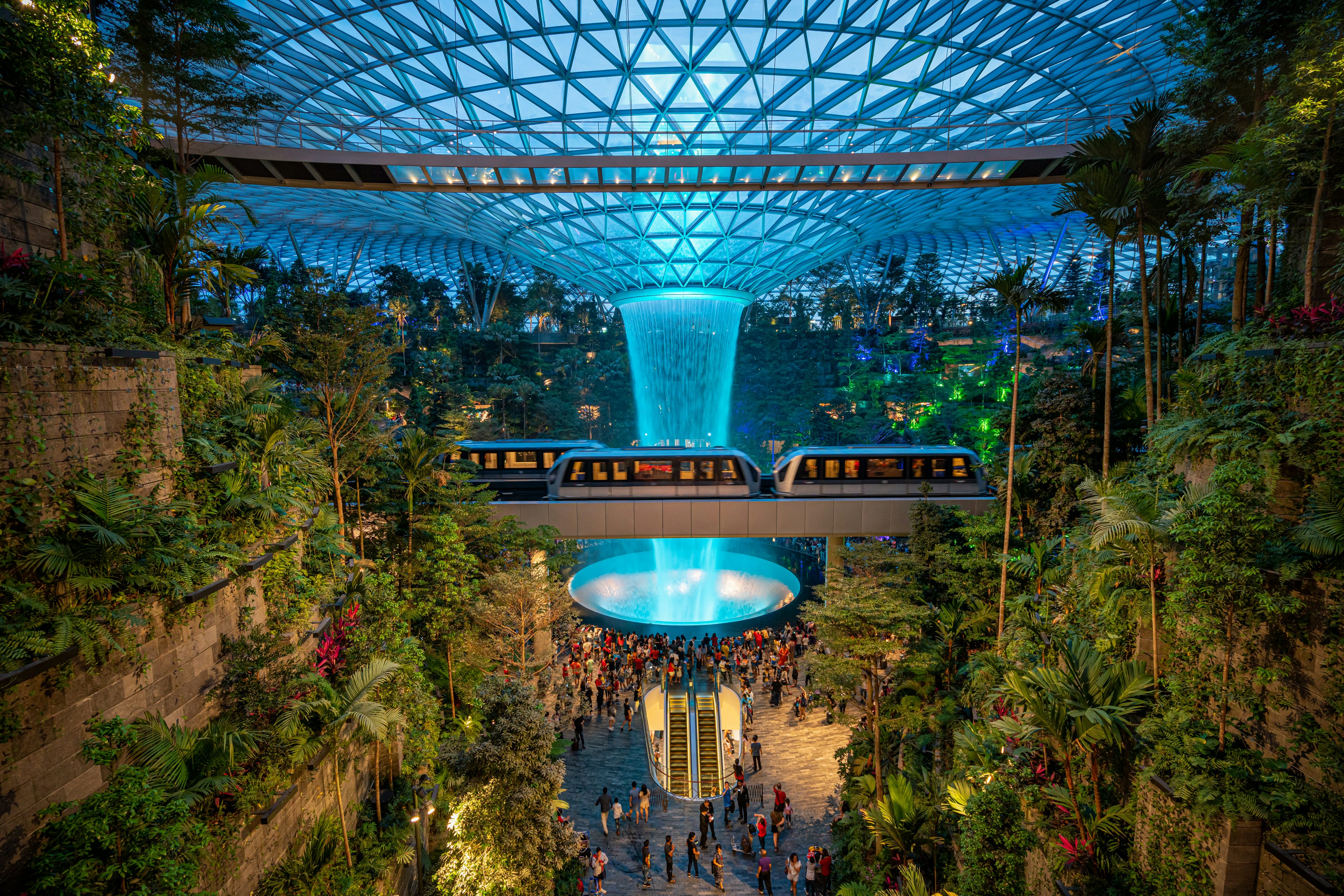 Jewel Changi Airport (Jewel) is a mixed-use development at Changi Airport in Singapore.