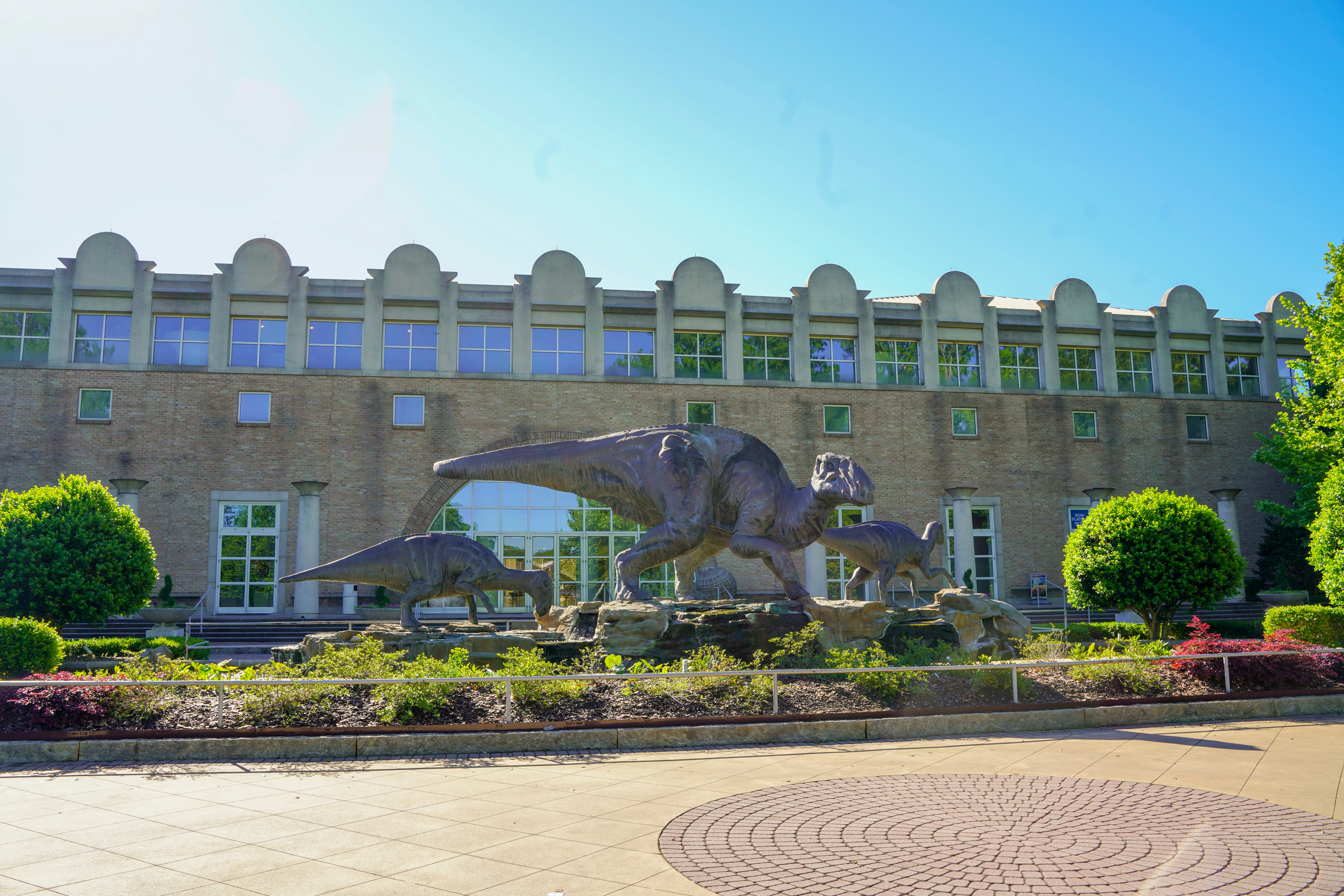 Facade of Fernbank Museum of Natural History in Atlanta. 