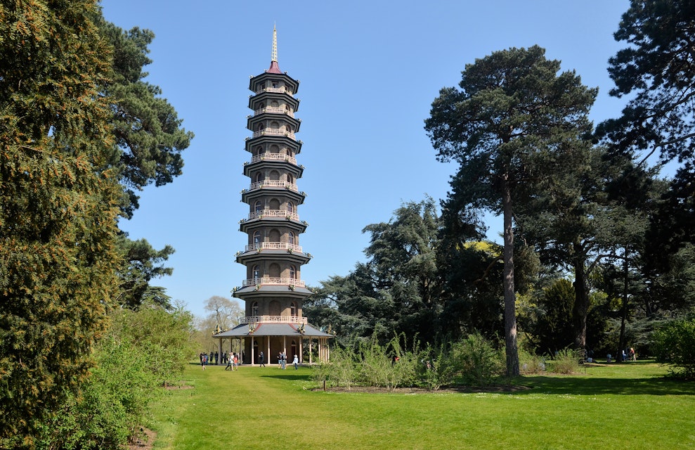 The Great Pagoda at Kew Gardens.