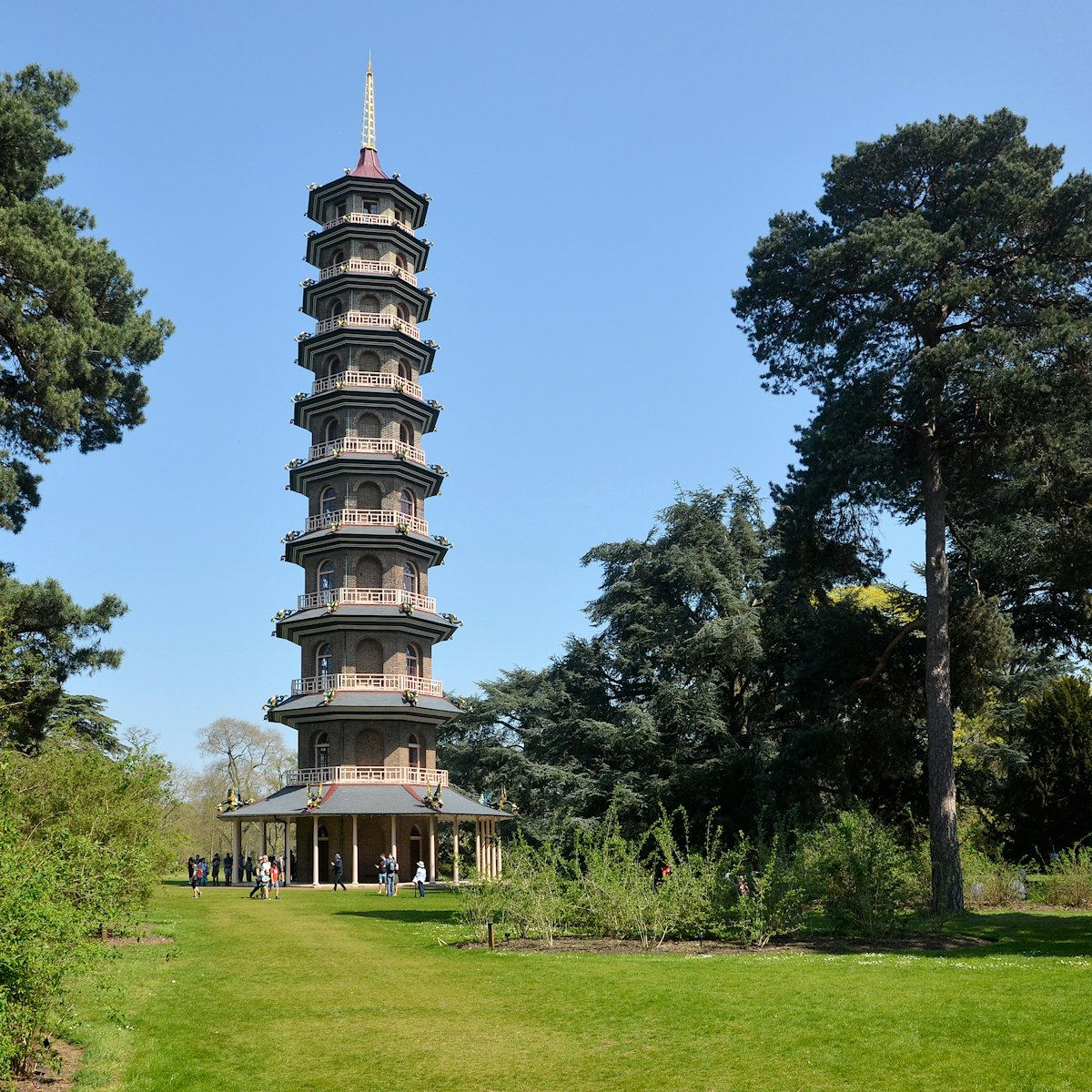 The Great Pagoda at Kew Gardens.