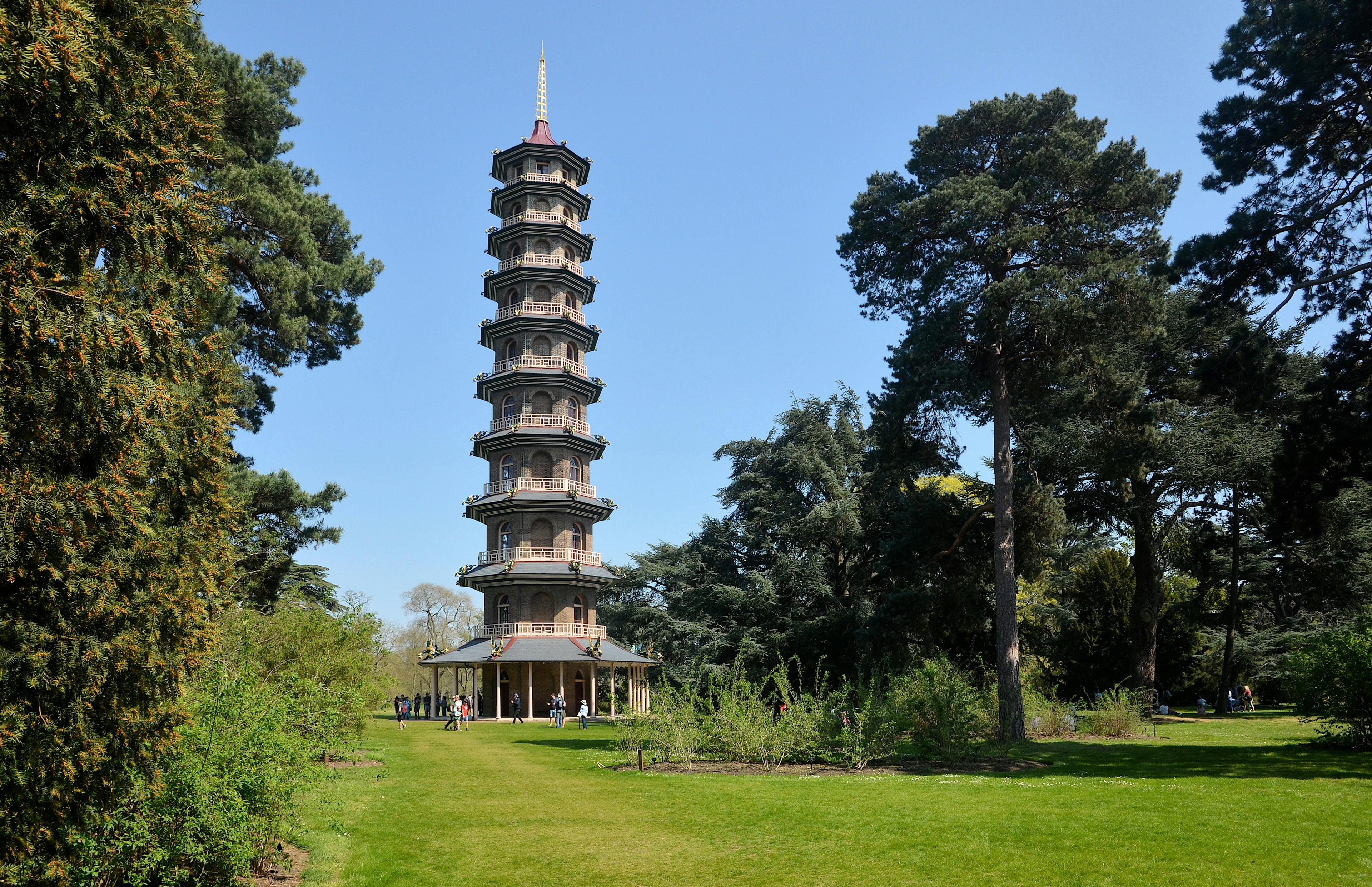 The Great Pagoda at Kew Gardens.