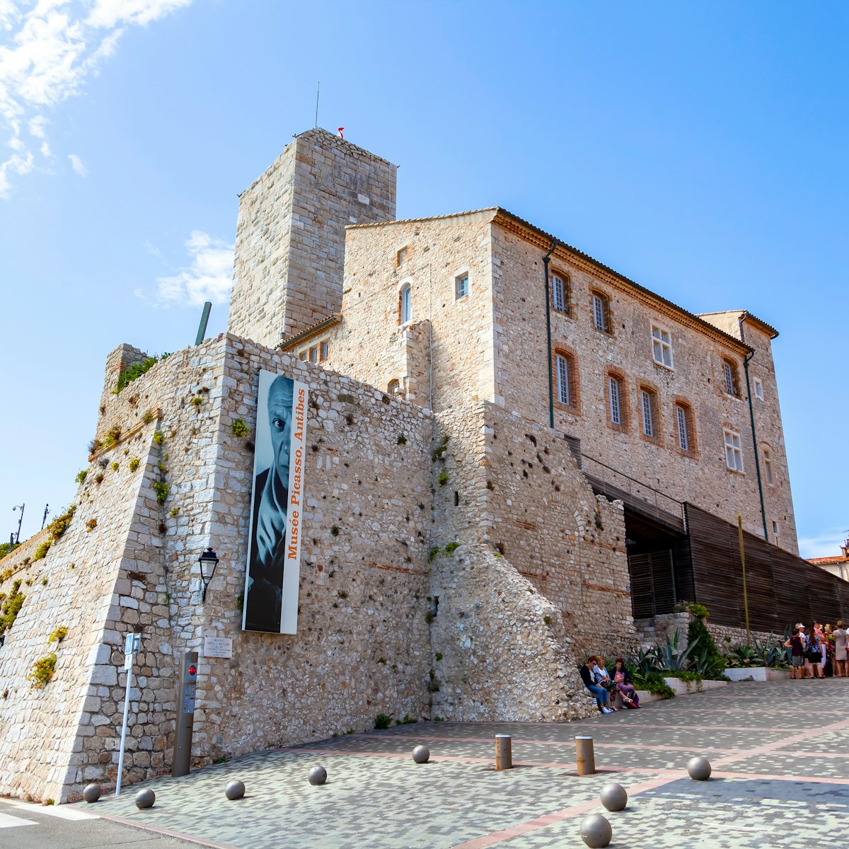 The Picasso Museum at Grimaldi Castle in Antibes, France.