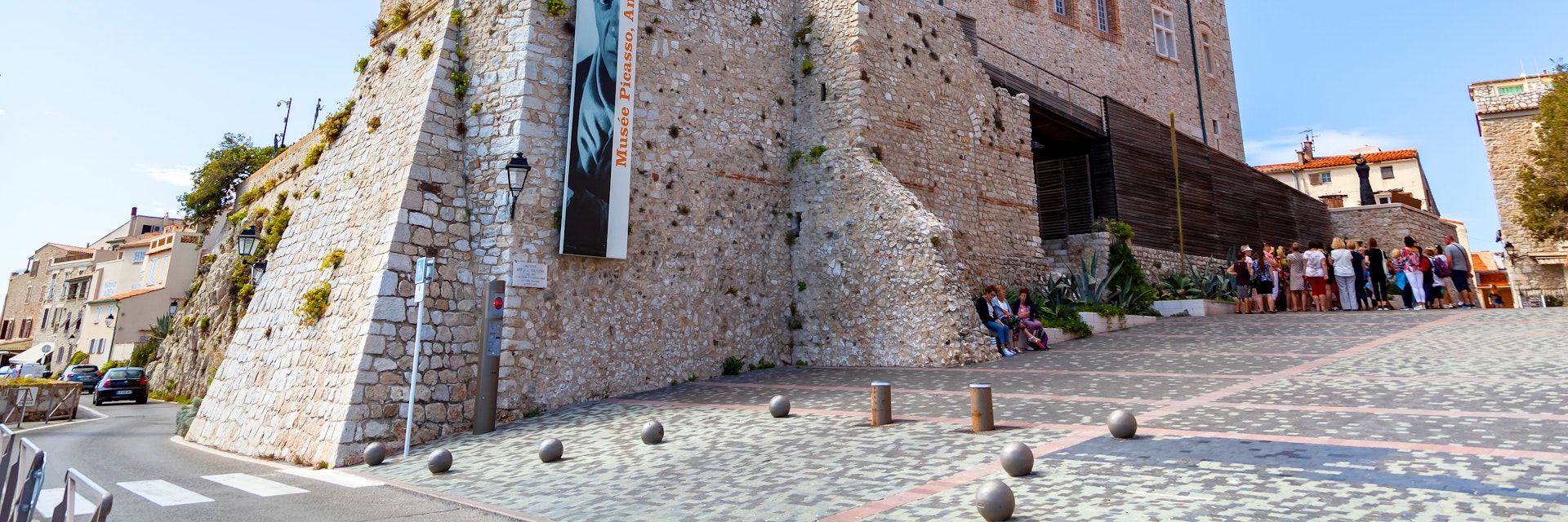 The Picasso Museum at Grimaldi Castle in Antibes, France.
