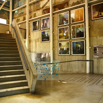 An interior view from the old jail building in Valparaiso Cultural Park.
