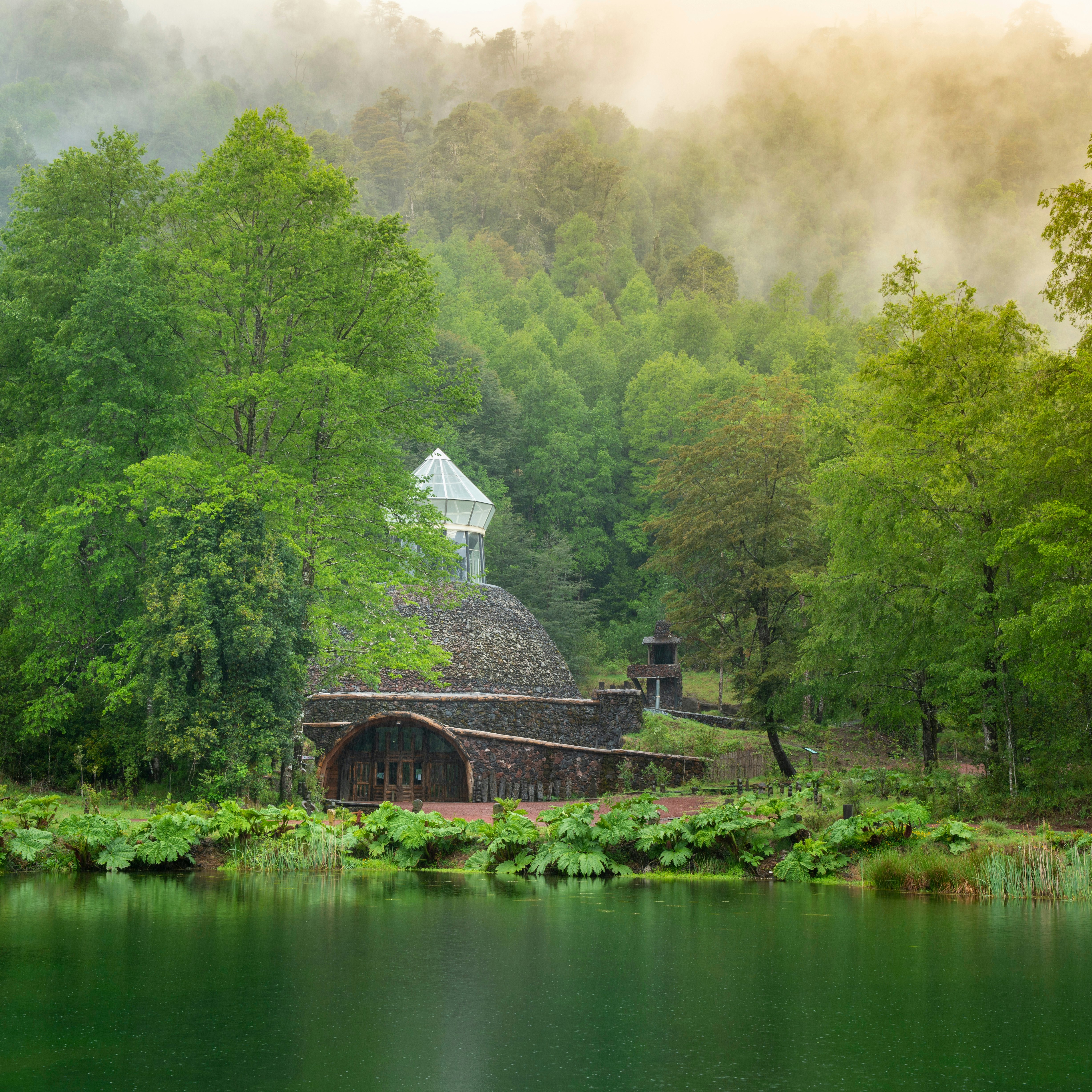 Museum of Volcanoes in the Huilo Huilo Biological Reserve, Chile.