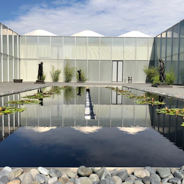 A view of Rodin's Court at the North Carolina Museum of Art in Raleigh.