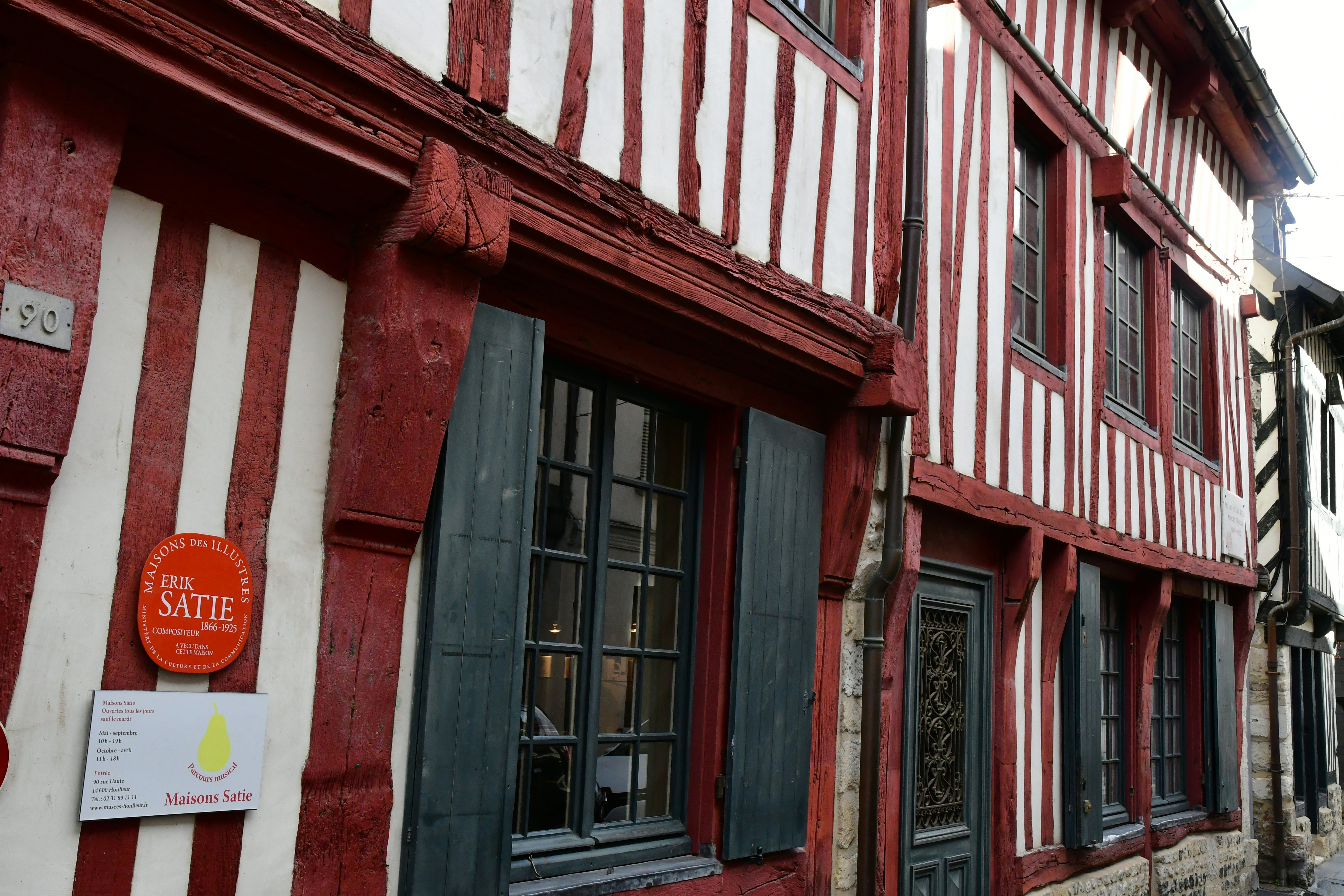 The Erik Satie house in Honfleur, France.