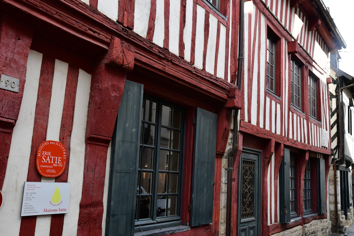The Erik Satie house in Honfleur, France.