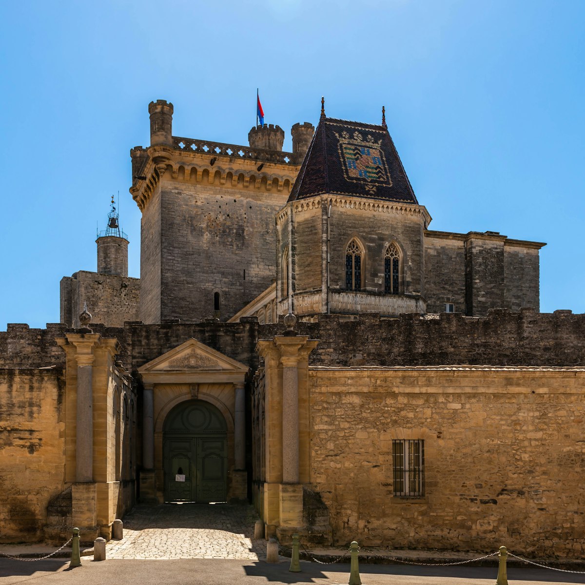 Ducal castle called "The Duchy" of Uzès.
