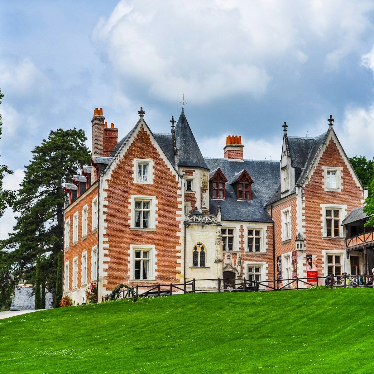 Chateau du Clos Luce castle, Amboise, France.