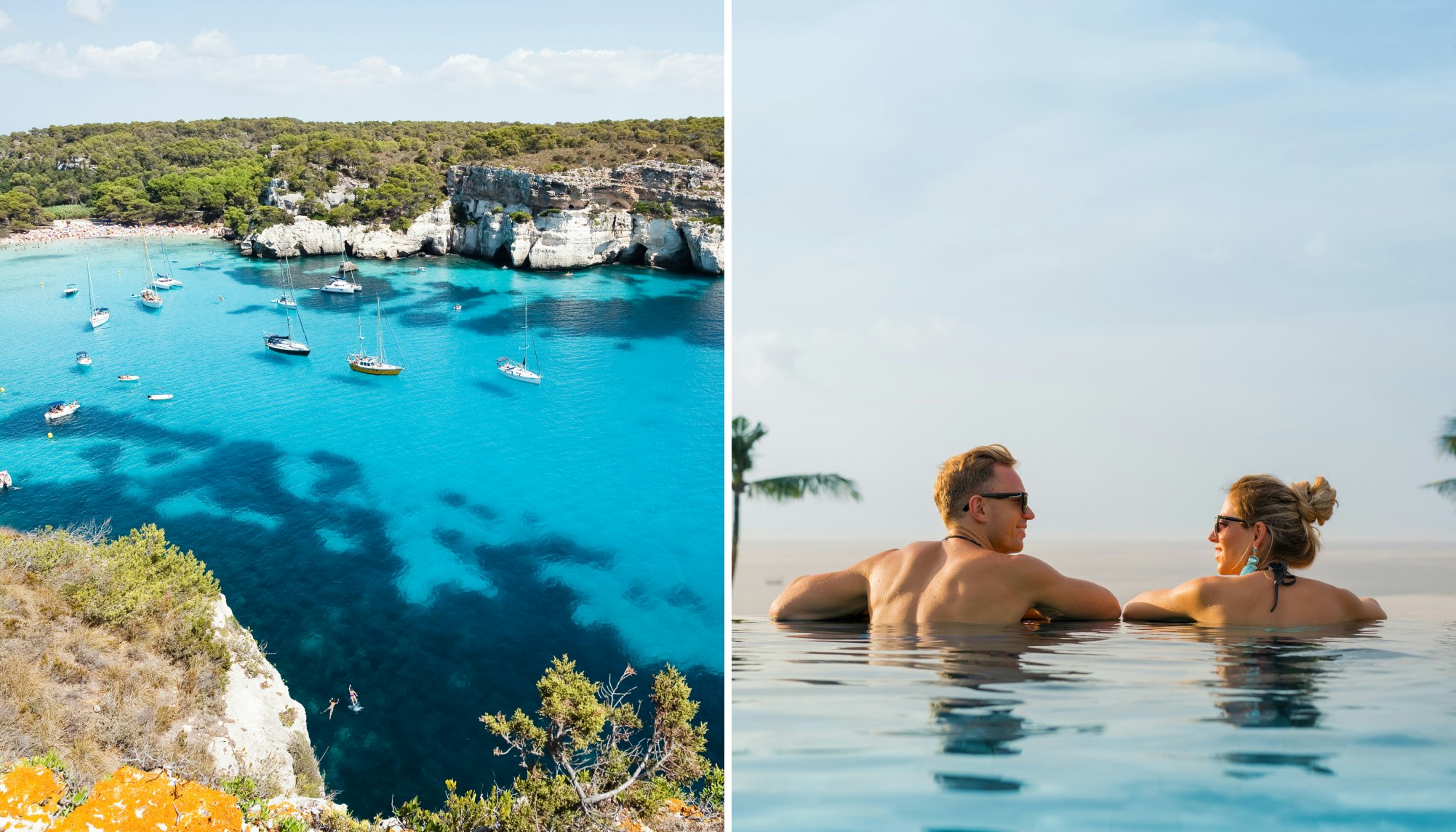 Explore the waters of Menorca; luxuriate in Seychelles. 