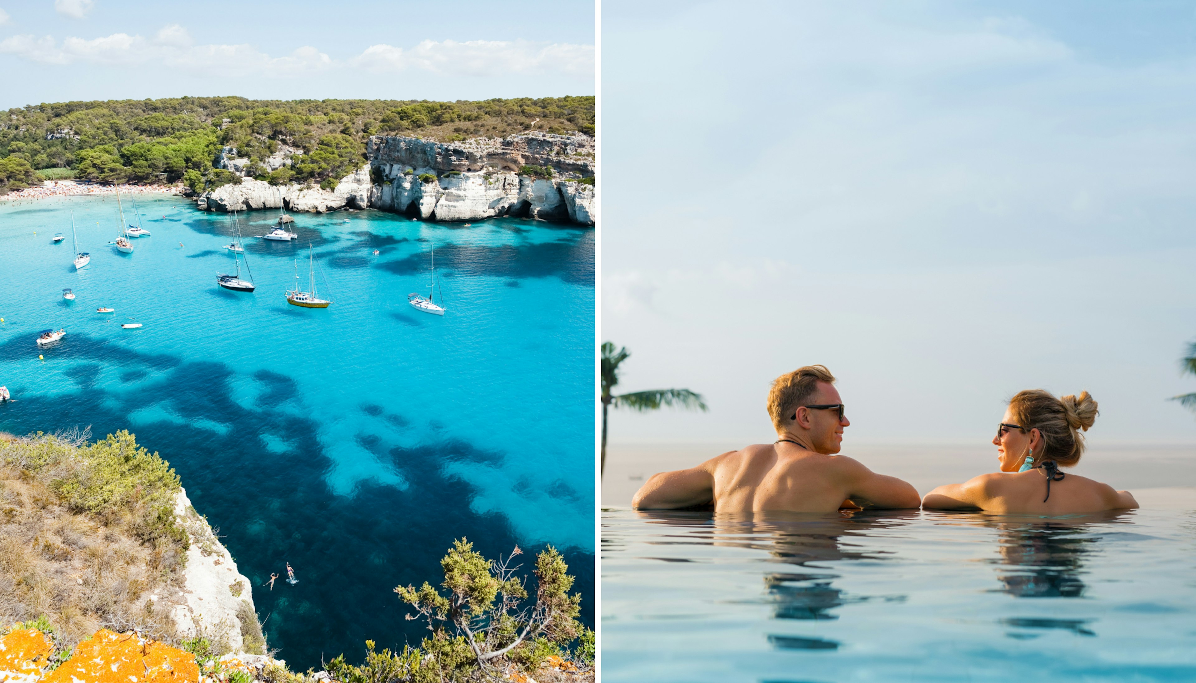 Explore the waters of Menorca; luxuriate in Seychelles.