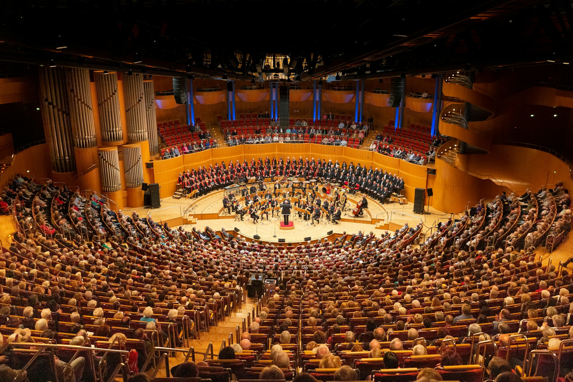 A symphonic performance at the Cologne Philharmonic