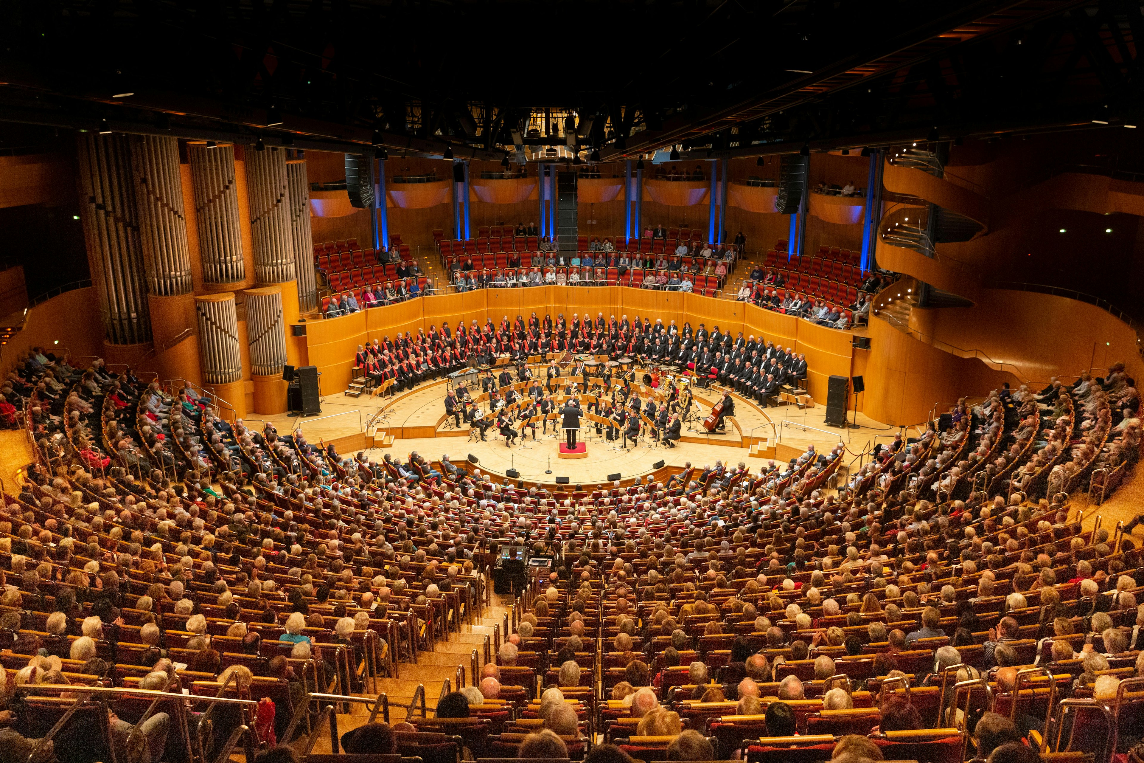 A symphonic performance at the Cologne Philharmonic