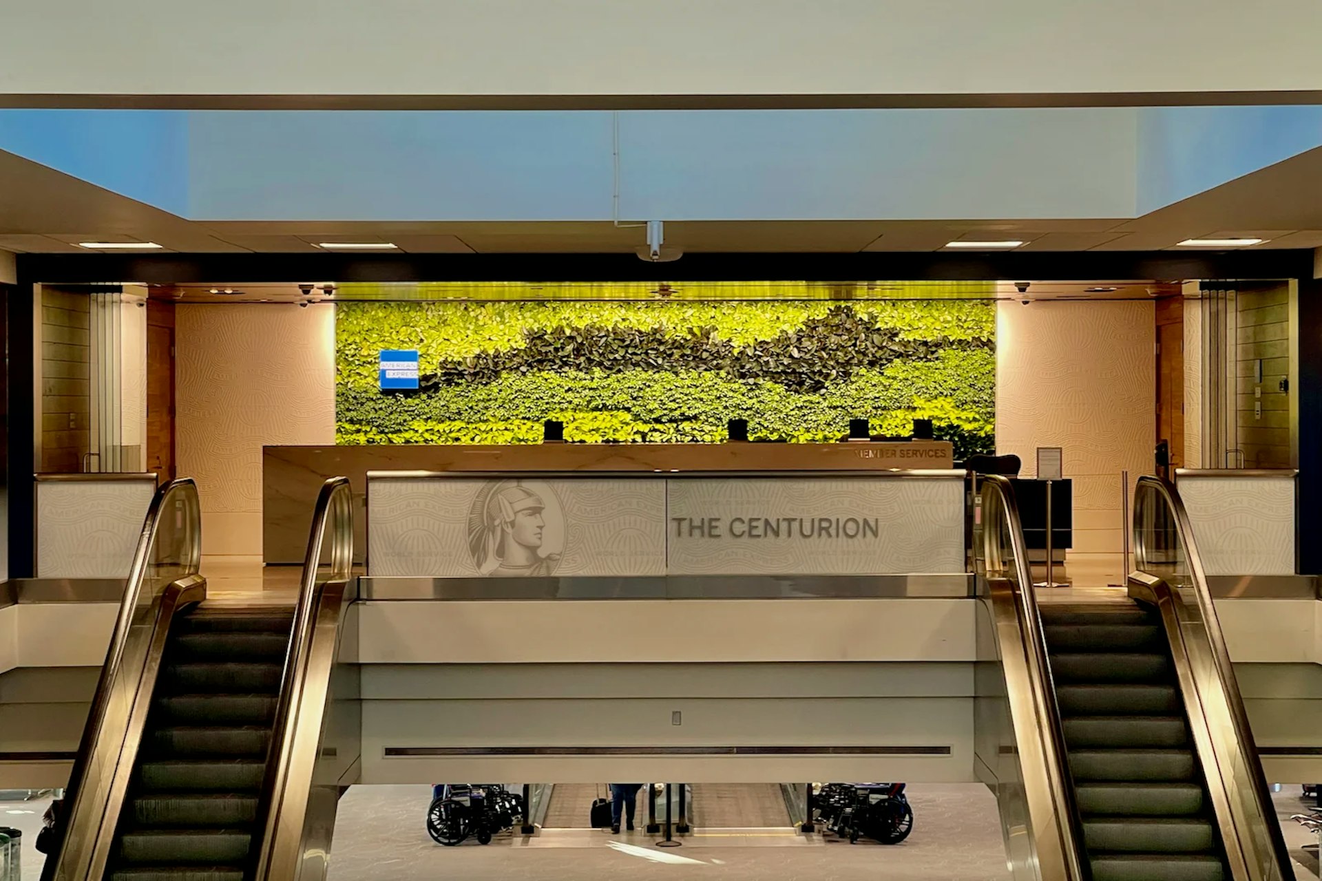 The American Express Amex Centurion Lounge in Denver Airport