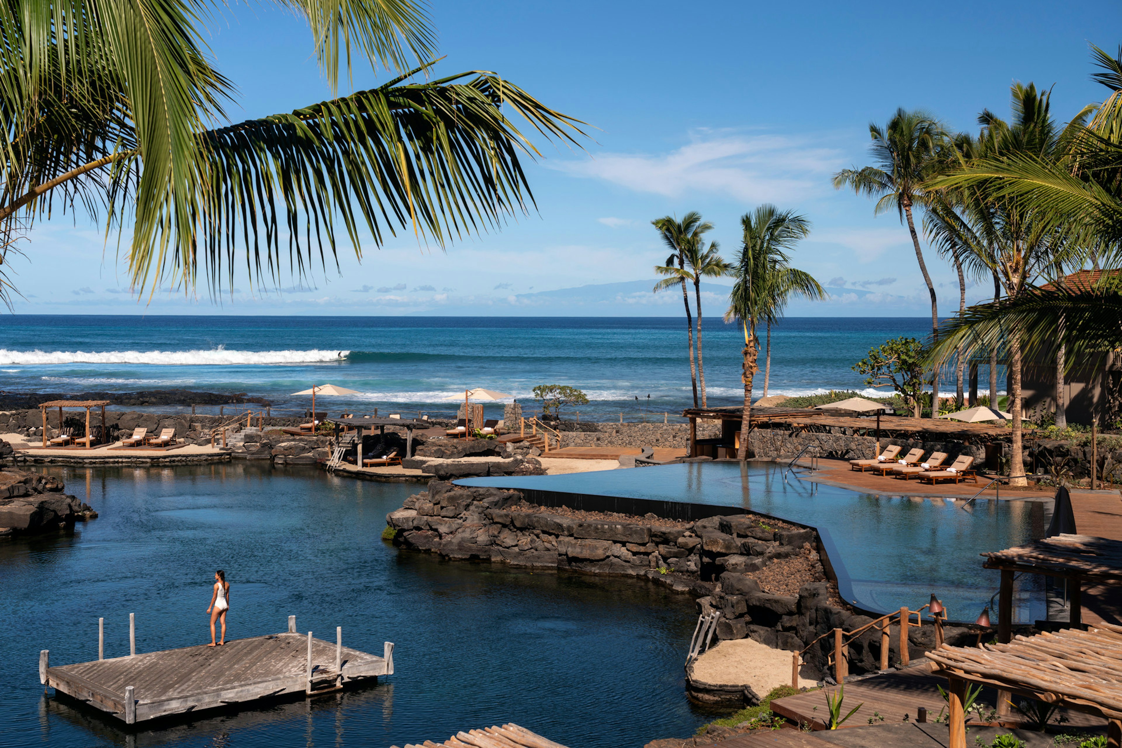 The King's Pond pool at Four Seasons Hualalai