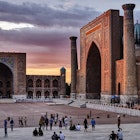 Uzbekistan, Samarkand, UNESCO World Heritage Site, Registan square, Cher Dor Madrasa
1167035658
Uzbekistan