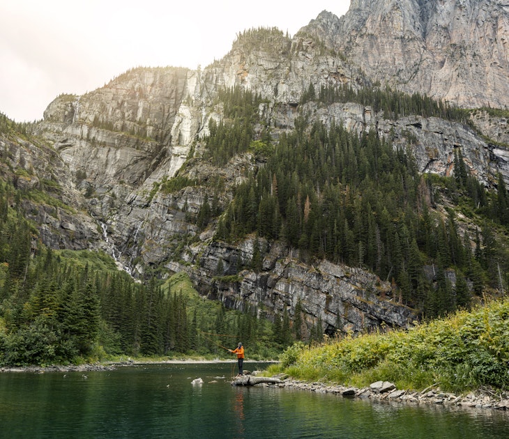 Fly fishing at Granite Lake in the Cabinet Mountain Wilderness in Montana.
1170766446
Montana