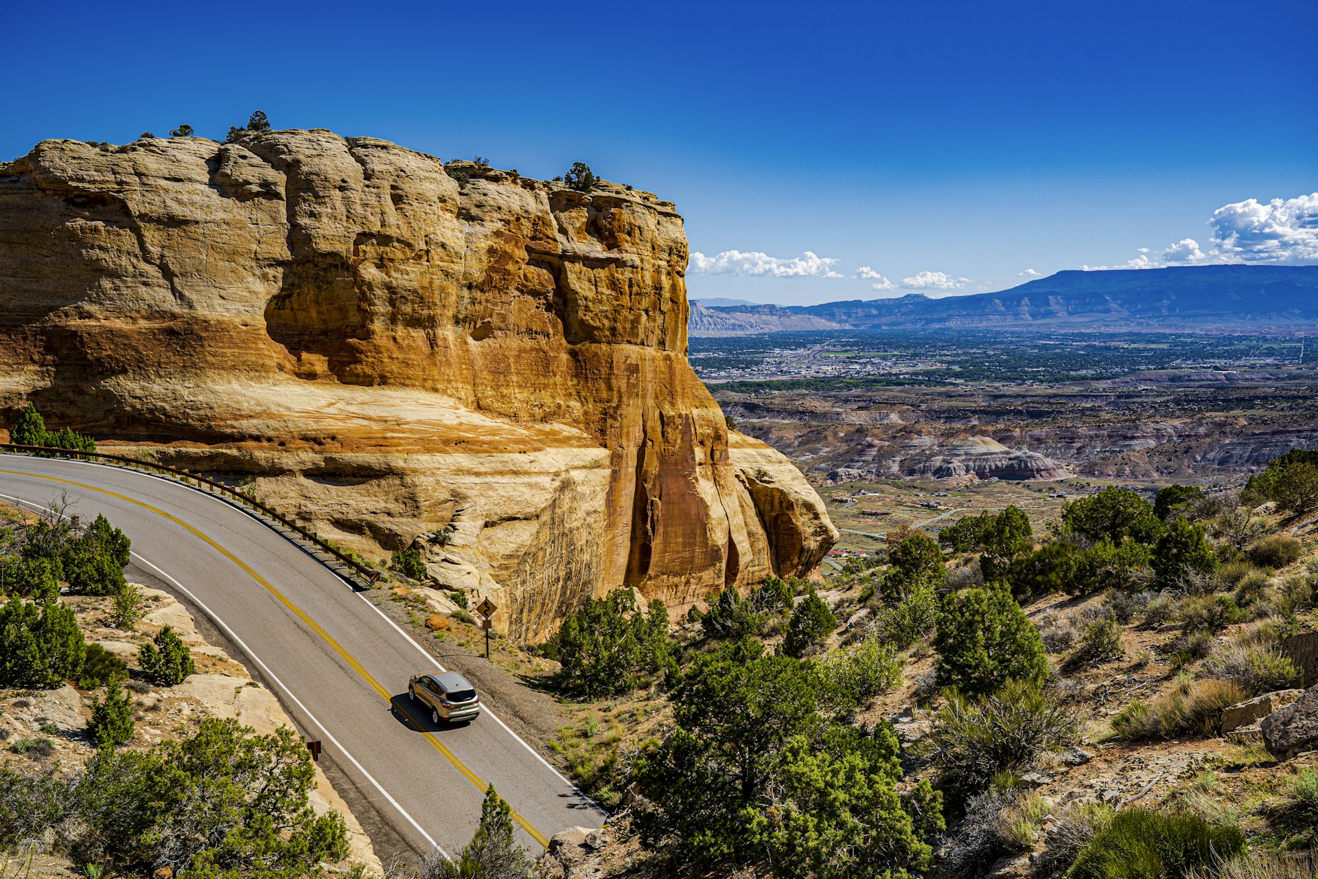 Scoping the sights on a drive through Grand Junction, Colorado