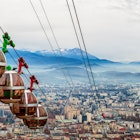 view of Grenoble from the heights of the Bastille. Grenoble is nicknamed the capital of the Alps and is famous for its mountain ranges and its bubble-shaped cable car.
1434724494
