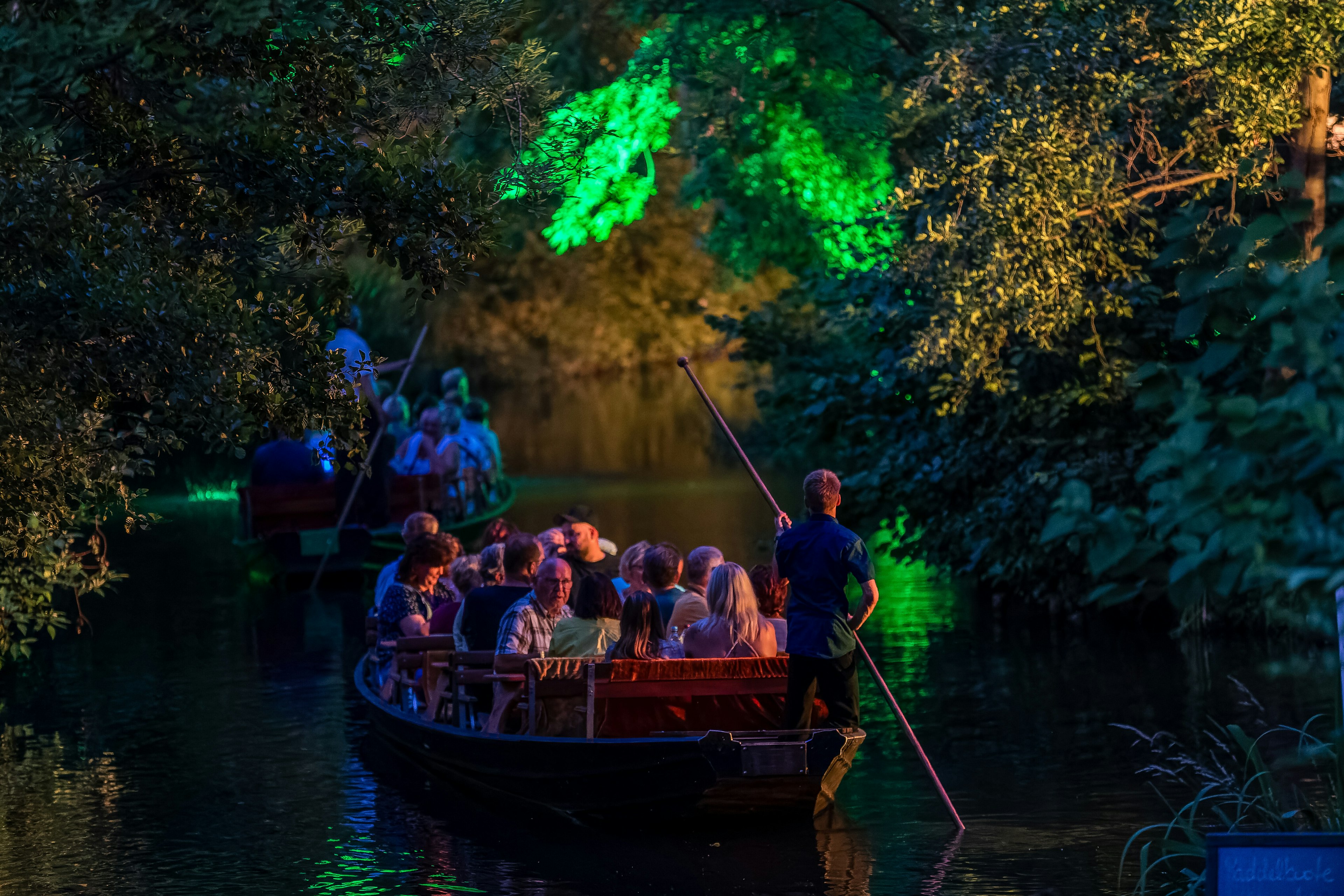 A night cruise along the river Brandenburg