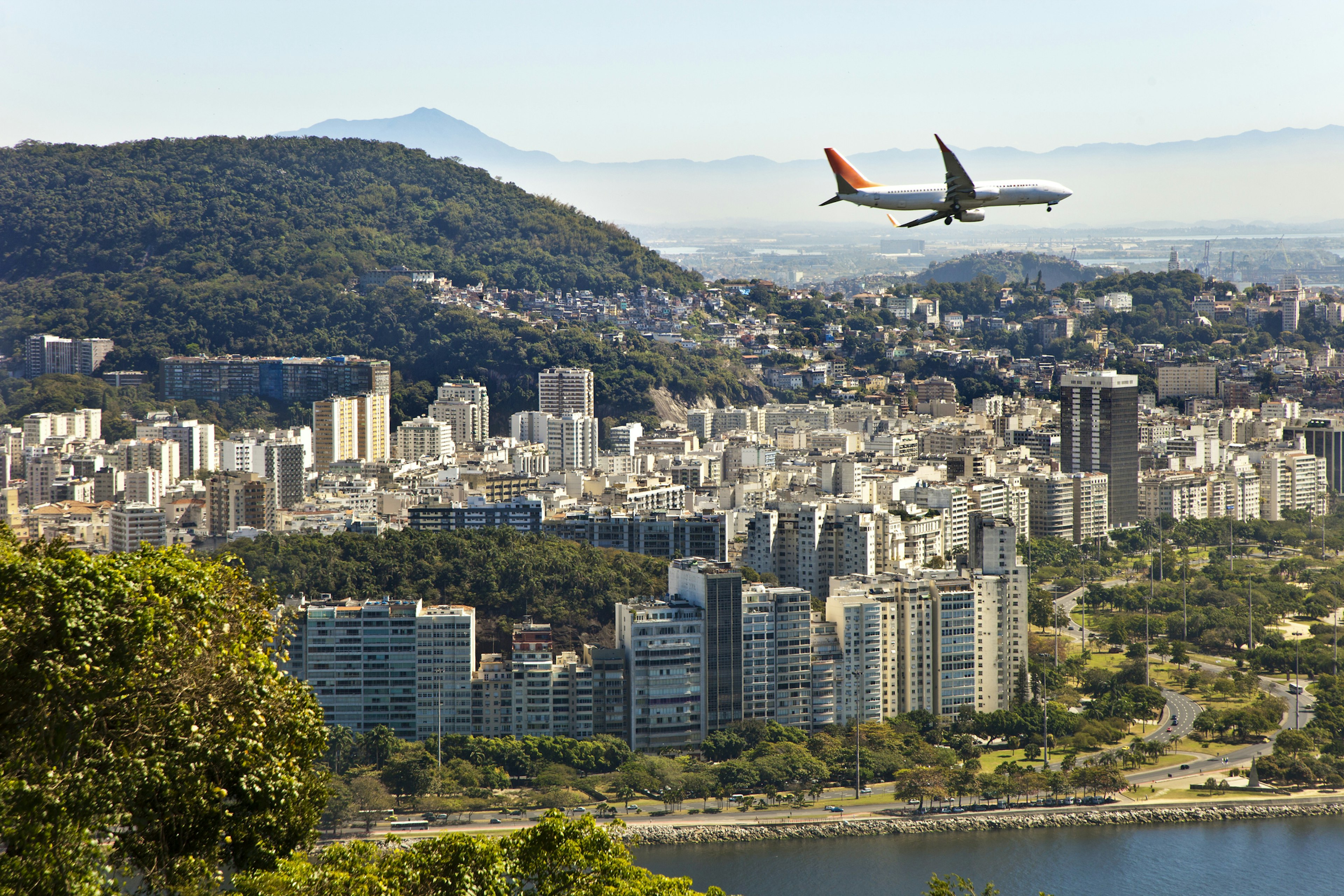 Landing in Rio de Janeiro, Brazil