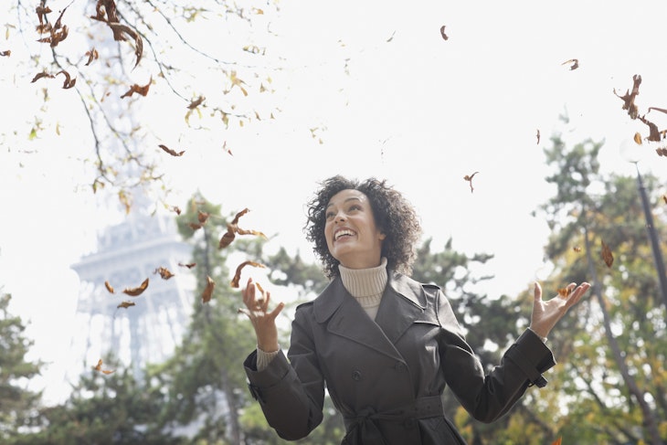 81724275
20s, 25-29 Years, Autumn, Carefree, Casual Clothing, Color Image, Curly Hair, Day, Eiffel Tower, Europe, Falling Leaves, France, Freedom, Fun, Waist Up, Happiness, High Key, Horizontal, Joy, Low Angle View, One Person, One Young Woman Only, Outdoor, Paris, Photography, Season, Smiling, Urban Scene, Vitality