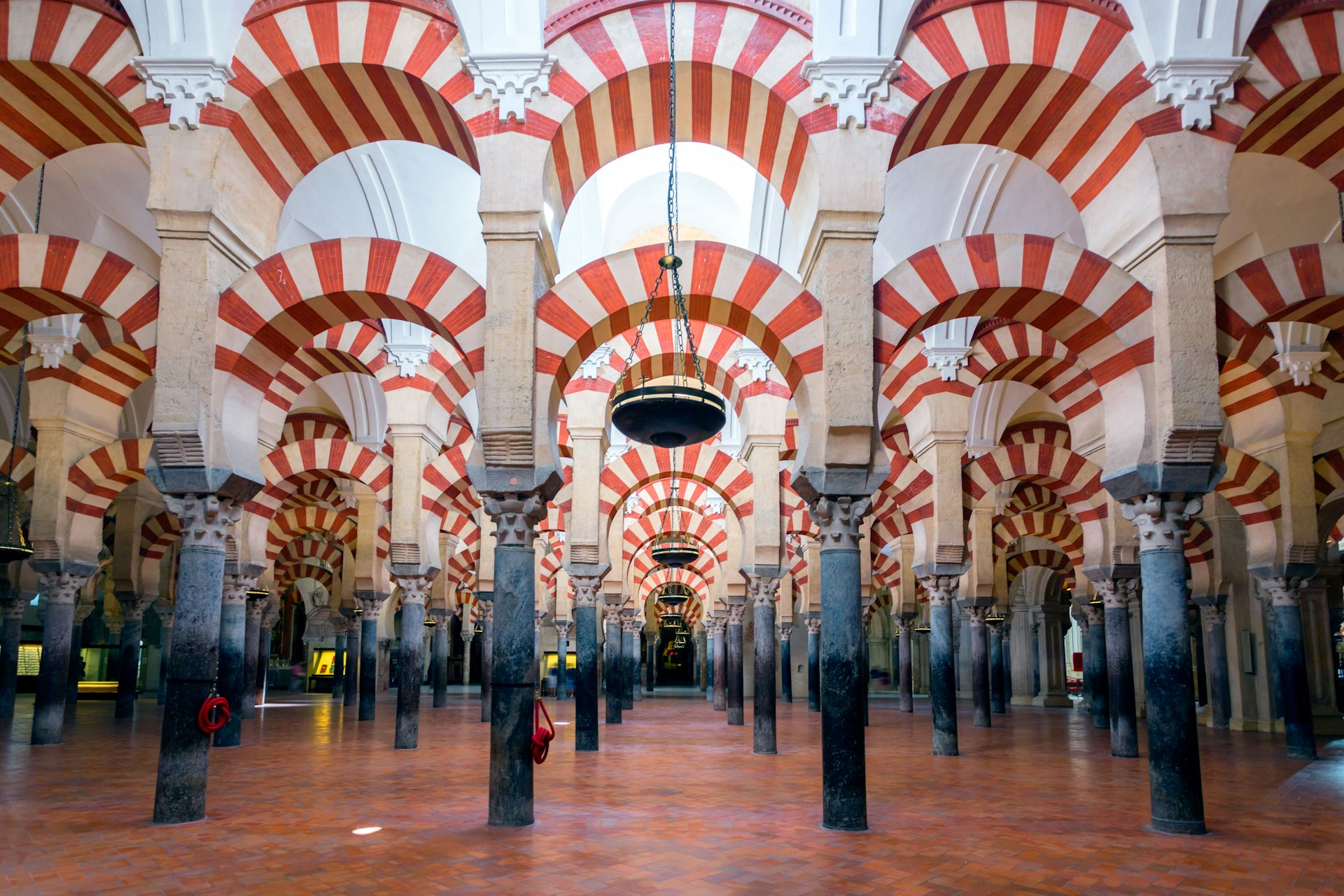 Interior of the Great Mosque (La Mezquita), Córdoba, Andalucía, Spain