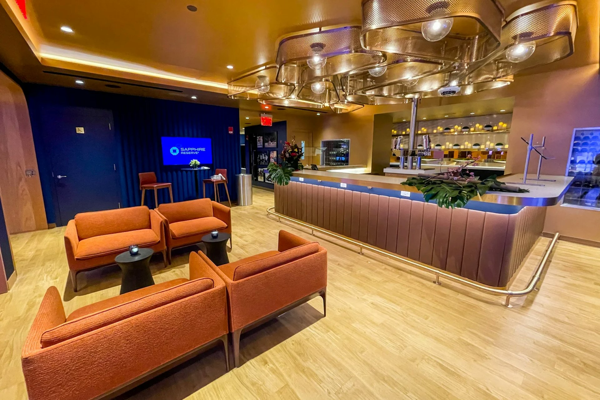 The Chase Sapphire Reserve Lounge at Madison Square Garden