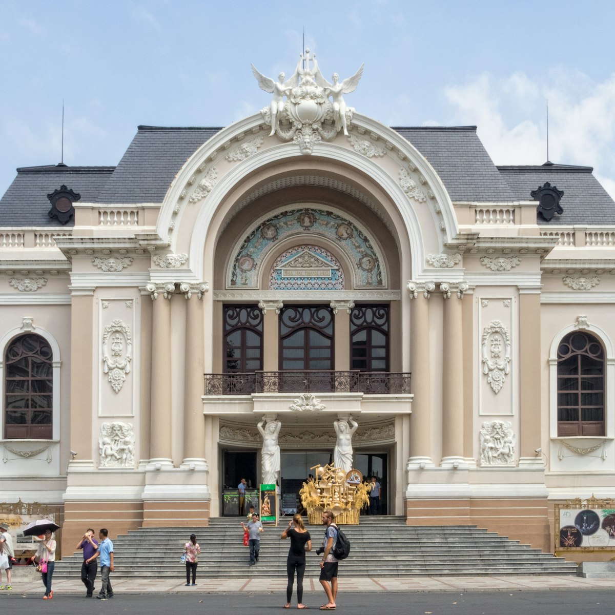 The Municipal Opera House, also known as Municipal Theatre, is a prime example of French Colonial architecture.